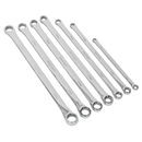 Double End Ring Spanner Set 7pc Extra Long Metric | Pipe Manufacturers Ltd..