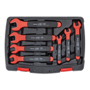 Insulated Open End Spanner Set 7pc VDE Approved | Pipe Manufacturers Ltd..