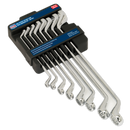 Offset Double End Ring Spanner Set 8pc Metric | Pipe Manufacturers Ltd..