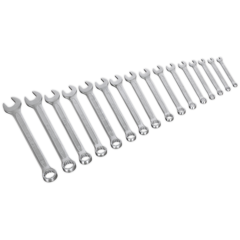 Combination Spanner Set 16pc Metric | Pipe Manufacturers Ltd..