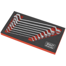 Offset Double End Ring Spanner Set 8pc Metric | Pipe Manufacturers Ltd..