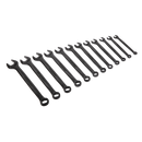 Combination Spanner Set 12pc Metric - Black Series | Pipe Manufacturers Ltd..