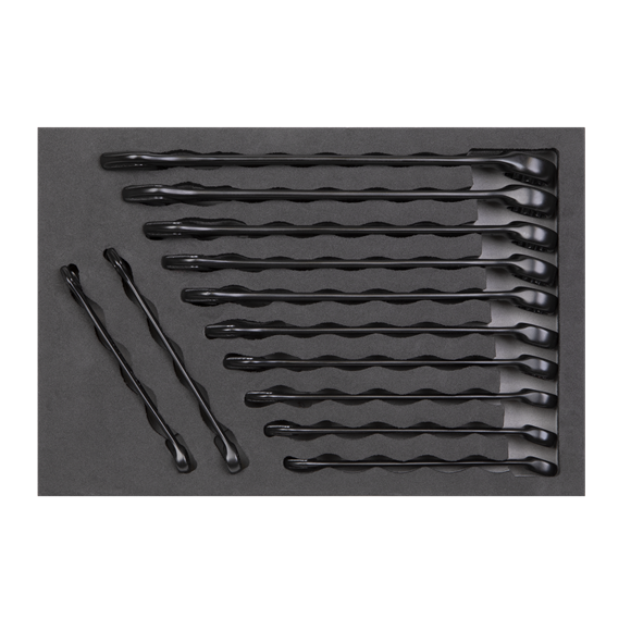 Combination Spanner Set 12pc Metric - Black Series | Pipe Manufacturers Ltd..