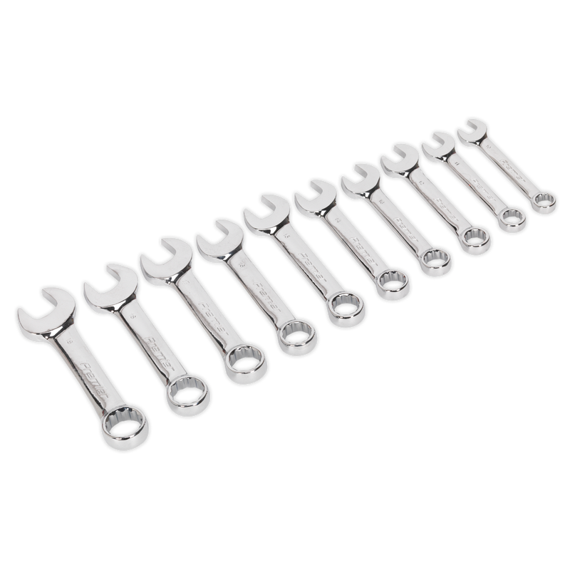 Combination Spanner Set 10pc Stubby Metric | Pipe Manufacturers Ltd..