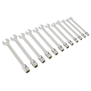 Flexi-Head Socket/Open End Spanner Set 12pc Metric | Pipe Manufacturers Ltd..