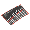 Flexi-Head Socket/Open End Spanner Set 12pc Metric | Pipe Manufacturers Ltd..