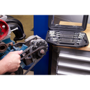 Double Flexi-Head Socket Spanner Set 6pc Fully Polished Metric | Pipe Manufacturers Ltd..