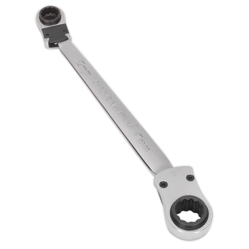 Ratchet Ring Spanner 4-in-1 Reversible Metric | Pipe Manufacturers Ltd..