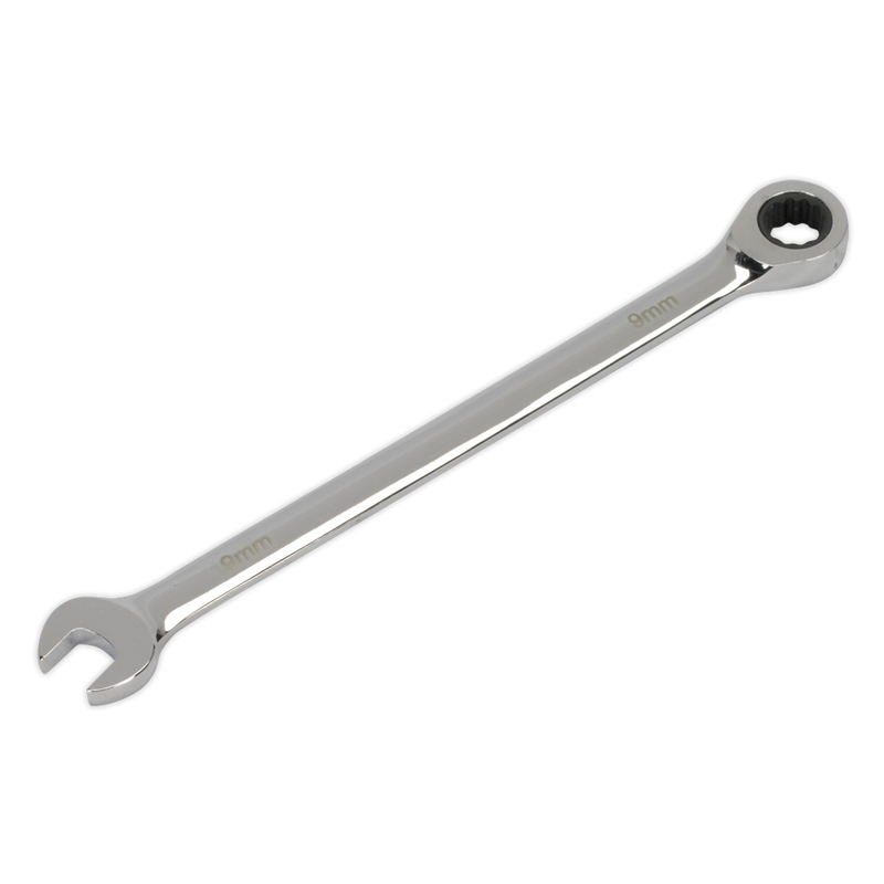 Combination Ratchet Spanner Extra Long 9mm | Pipe Manufacturers Ltd..