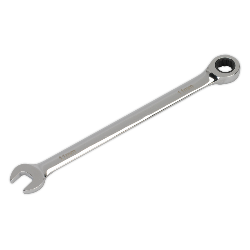 Combination Ratchet Spanner Extra Long 11mm | Pipe Manufacturers Ltd..