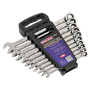 Combination Ratchet Spanner Set 10pc Extra Long Metric | Pipe Manufacturers Ltd..