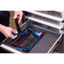 Combination Ratchet Spanner Set 12pc Multi-Coloured Metric | Pipe Manufacturers Ltd..