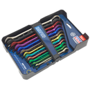 Combination Ratchet Spanner Set 12pc Multi-Coloured Metric | Pipe Manufacturers Ltd..