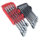 Ratchet Combination Spanner Set 12pc - Metric | Pipe Manufacturers Ltd..