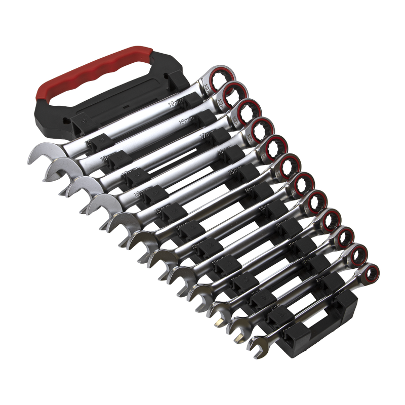 Ratchet Combination Spanner Set 12pc Metric | Pipe Manufacturers Ltd..