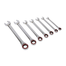 Ratchet Combination Spanner Set 7pc Metric | Pipe Manufacturers Ltd..