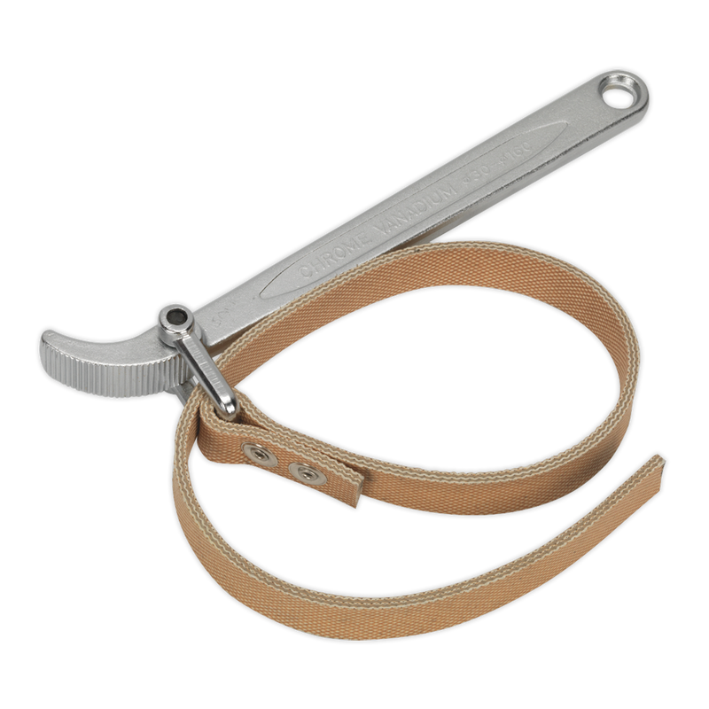 Oil Filter Strap Wrench ¯60-140mm Capacity | Pipe Manufacturers Ltd..