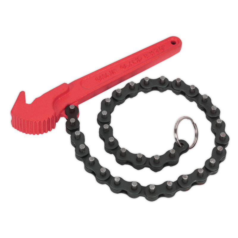 Oil Filter Chain Wrench ¯60-106mm Capacity | Pipe Manufacturers Ltd..