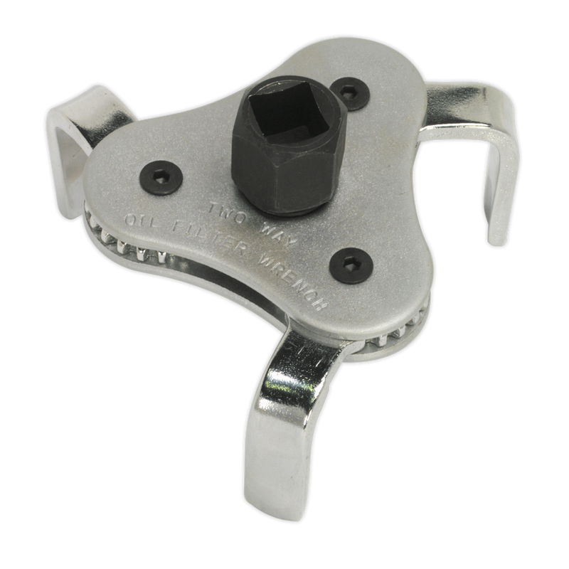 Oil Filter Claw Wrench ¯63-103mm Capacity 3/8" & 1/2"Sq Drive | Pipe Manufacturers Ltd..