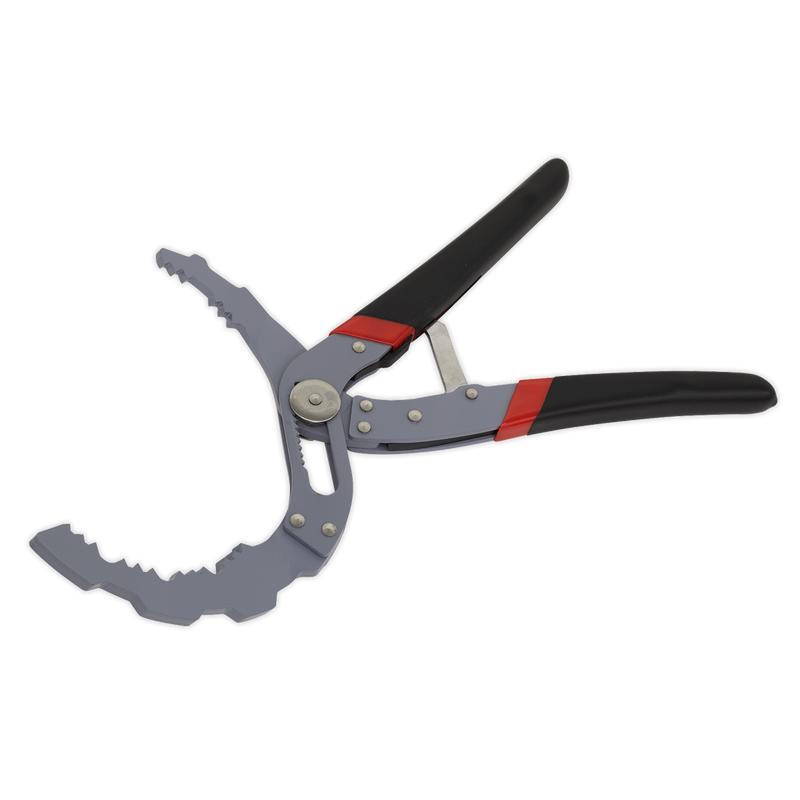 Oil Filter Pliers Self-Adjusting - Angled | Pipe Manufacturers Ltd..