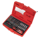 Fine Tooth Ratchet Screwdriver & Accessory Set 51pc | Pipe Manufacturers Ltd..