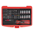 Fine Tooth Ratchet Screwdriver & Accessory Set 51pc | Pipe Manufacturers Ltd..