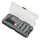 Fine Tooth Ratchet Screwdriver & Accessory Set 38pc | Pipe Manufacturers Ltd..