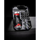 Fine Tooth Ratchet Screwdriver & Accessory Set 24pc Stubby | Pipe Manufacturers Ltd..