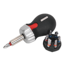 Fine Tooth Ratchet Screwdriver Set 8pc Stubby Platinum Series | Pipe Manufacturers Ltd..