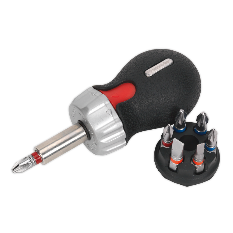 Fine Tooth Ratchet Screwdriver Set 8pc Stubby Platinum Series | Pipe Manufacturers Ltd..