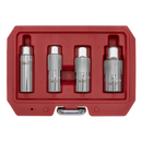 Magnetic Spark Plug Socket Set 4pc 3/8"Sq Drive | Pipe Manufacturers Ltd..