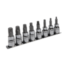 Hex Socket Bit Set Lock-Onª 8pc 3/8"Sq Drive Metric | Pipe Manufacturers Ltd..
