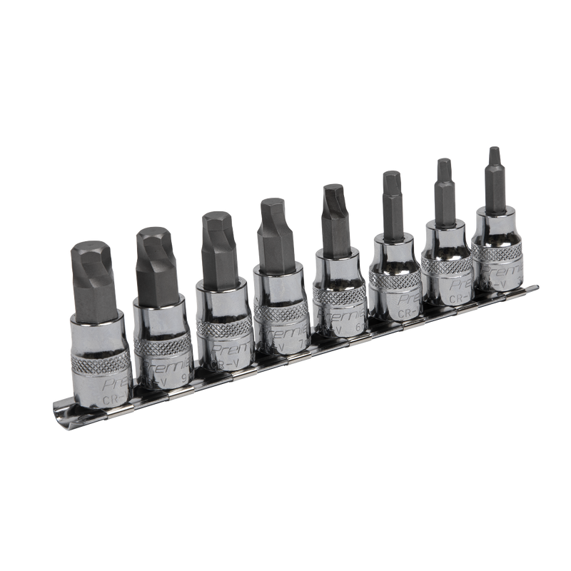 Hex Socket Bit Set Lock-Onª 8pc 3/8"Sq Drive Metric | Pipe Manufacturers Ltd..