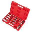 Master Service Set 11pc - Spark/Glow Plug & Oxygen Sensor 3/8"Sq Drive | Pipe Manufacturers Ltd..