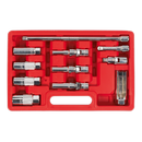 Master Service Set 11pc - Spark/Glow Plug & Oxygen Sensor 3/8"Sq Drive | Pipe Manufacturers Ltd..