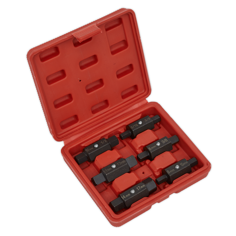 Oil Drain Plug Key Set 6pc Double End | Pipe Manufacturers Ltd..