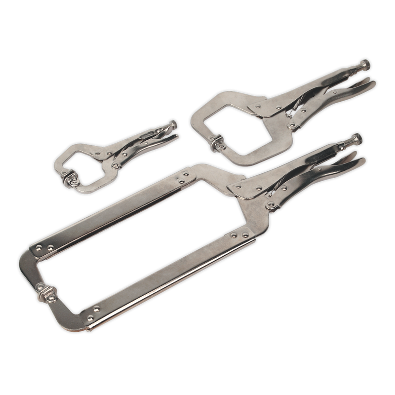 Locking 'C' Clamp Set 3pc | Pipe Manufacturers Ltd..