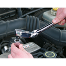 Ratchet Wrench Flexi-Head 445mm 1/2"Sq Drive Pear-Head Flip Reverse | Pipe Manufacturers Ltd..