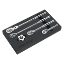 Ratchet Wrench Master Set 5pc 3/8"Sq Drive | Pipe Manufacturers Ltd..