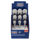 Ratchet Wrenches 1/4", 3/8" & 1/2"Sq Drive Pear-Head Flip Reverse Display Box of 9 | Pipe Manufacturers Ltd..