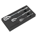 Ratchet Wrench Set 3pc Pear-Head Flip Reverse | Pipe Manufacturers Ltd..