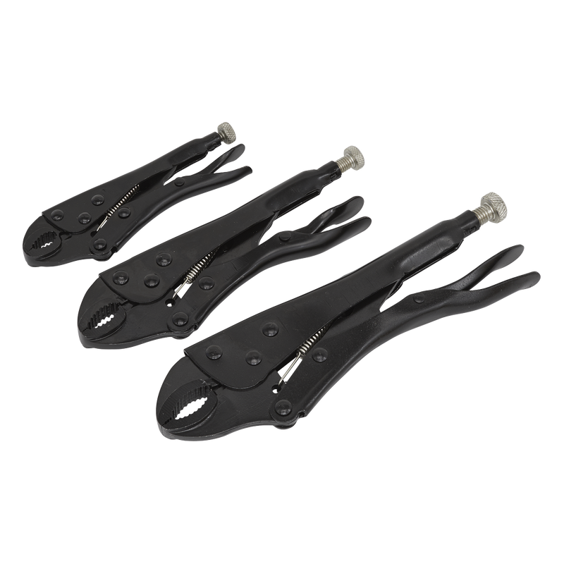 Locking Pliers Set 3pc Rust Resistant | Pipe Manufacturers Ltd..