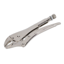 Locking Pliers Curved Jaws 230mm 0-45mm Capacity | Pipe Manufacturers Ltd..