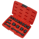 Impact Socket Set 17pc 3/8"Sq Drive Metric | Pipe Manufacturers Ltd..