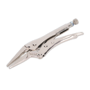 Locking Pliers Long Nose 170mm 0-50mm Capacity | Pipe Manufacturers Ltd..