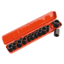Impact Socket Set 12pc 3/8"Sq Drive Metric/Imperial | Pipe Manufacturers Ltd..
