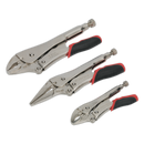 Locking Pliers Set 3pc Quick Release | Pipe Manufacturers Ltd..