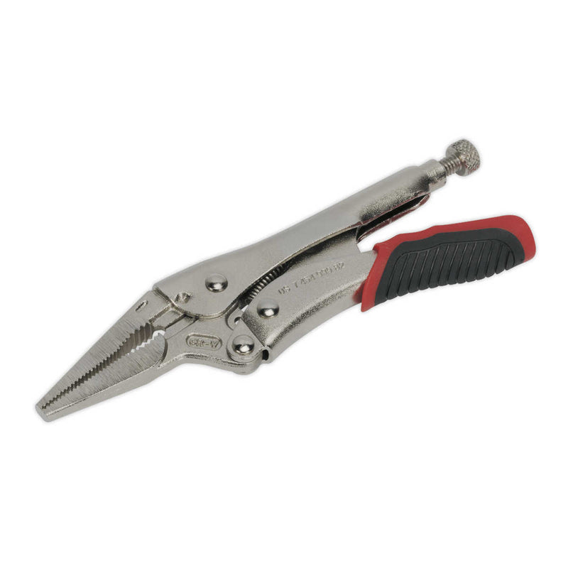 Locking Pliers Quick Release 210mm Long Nose | Pipe Manufacturers Ltd..