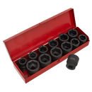Impact Socket Set 13pc 3/4"Sq Drive Metric/Imperial | Pipe Manufacturers Ltd..