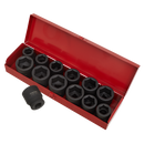 Impact Socket Set 13pc 3/4"Sq Drive Metric/Imperial | Pipe Manufacturers Ltd..